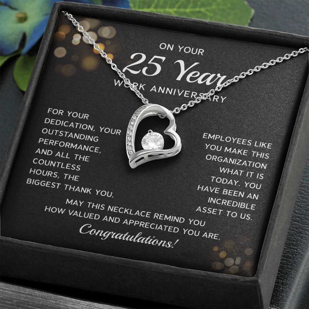 On Your 25th Work Anniversary, Congratulations!