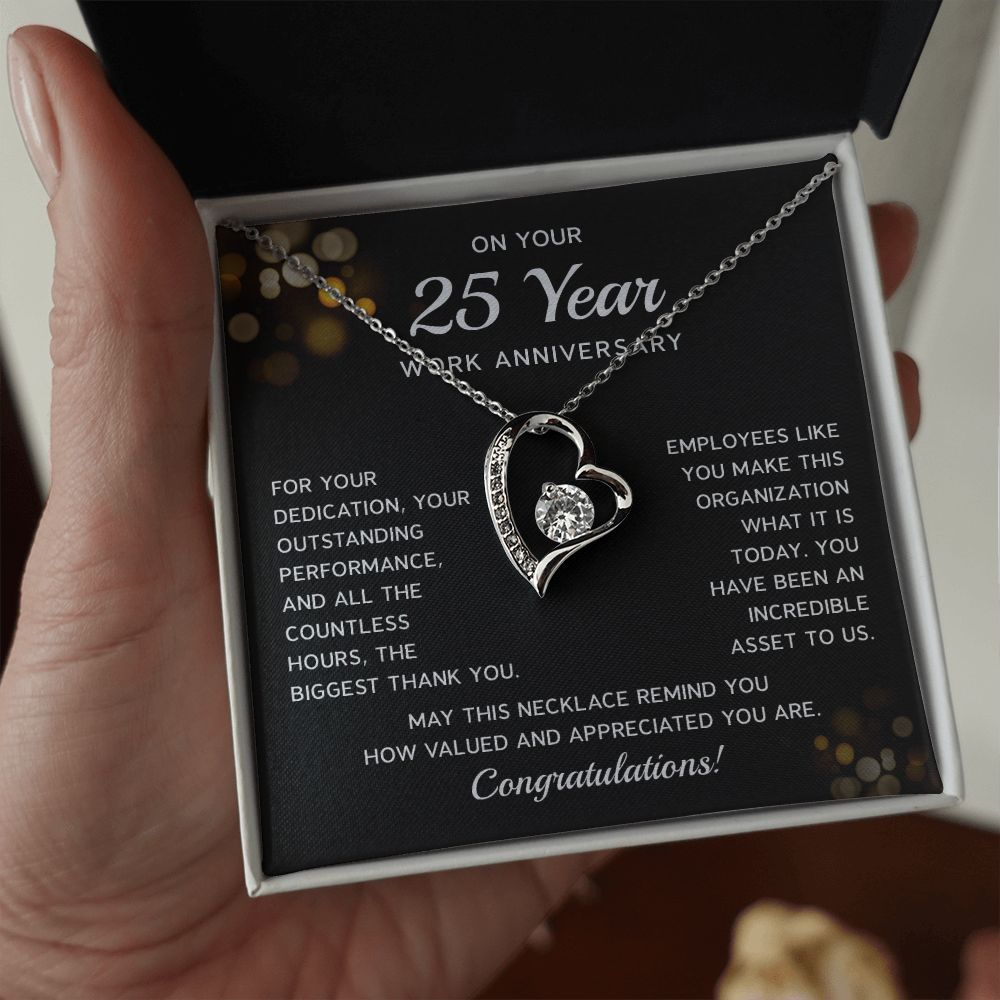 On Your 25th Work Anniversary, Congratulations!