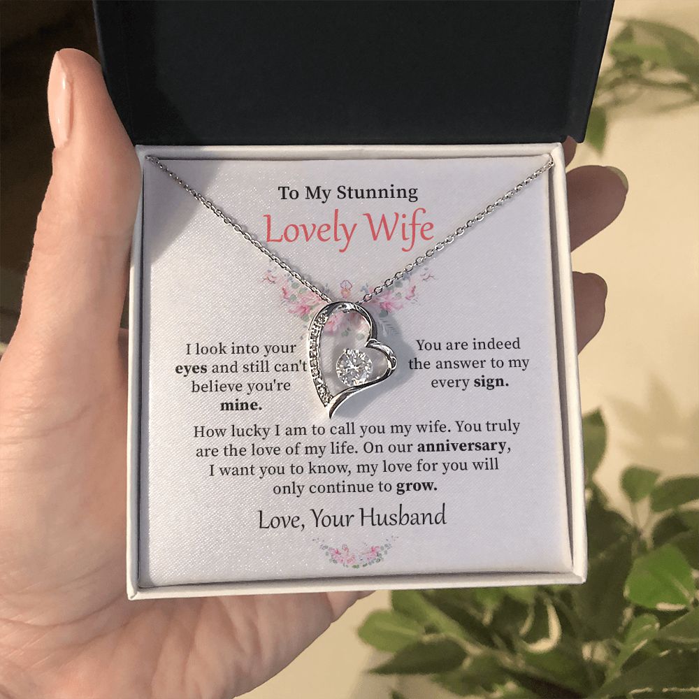 To my stunning lovely wife