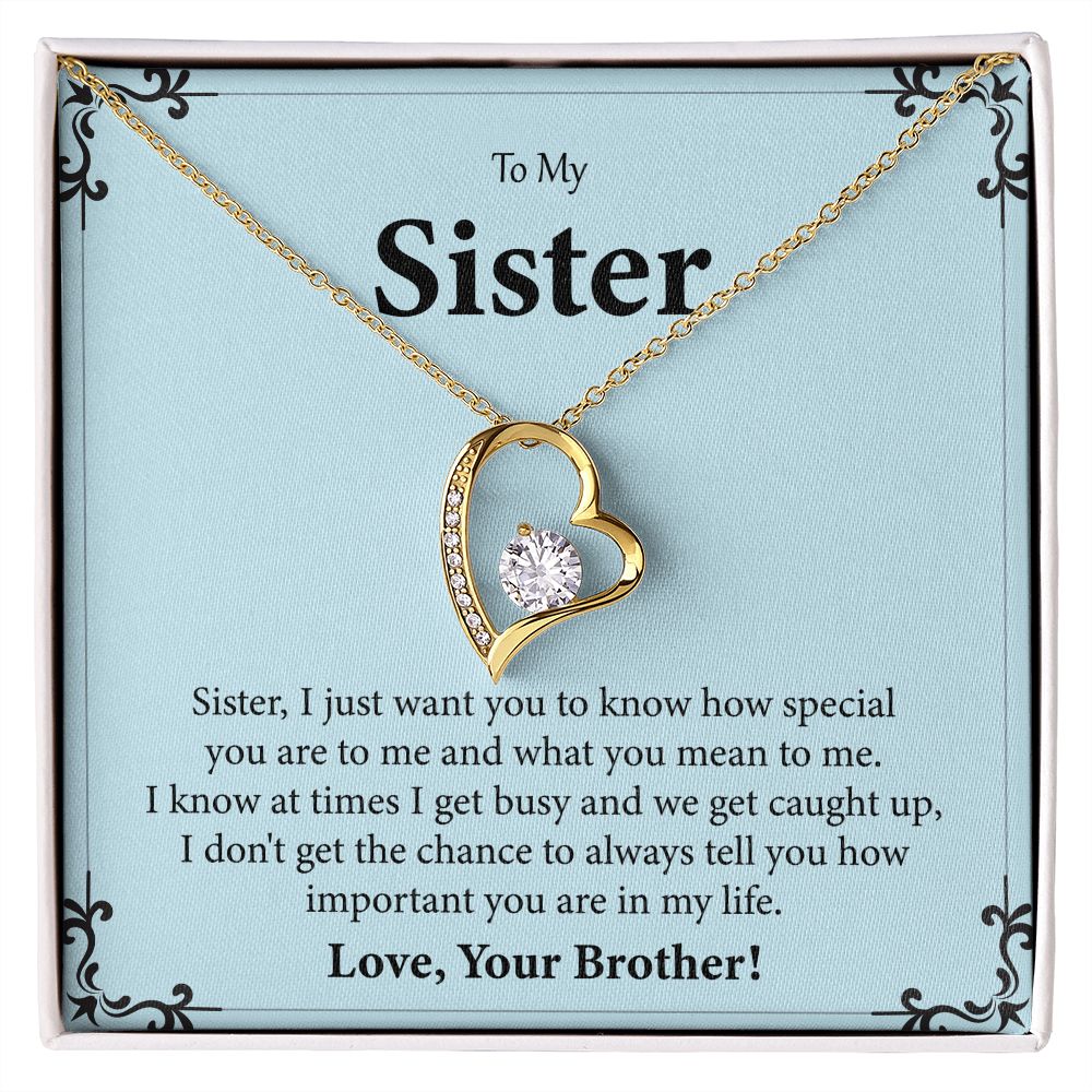 To My Sister I Just Want You To Know How special You Are To Me And What You Mean To Me