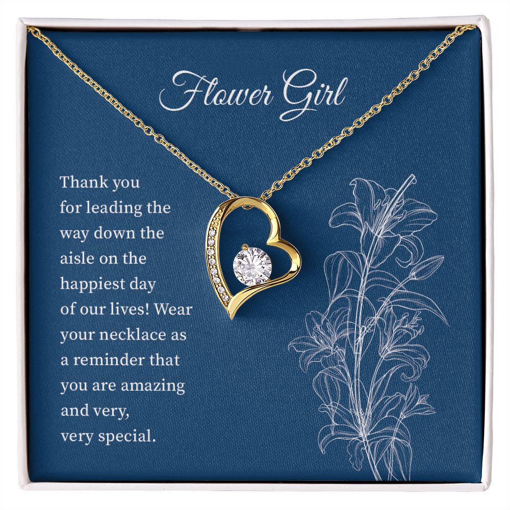 Flower Girl - thank you for leading the way down