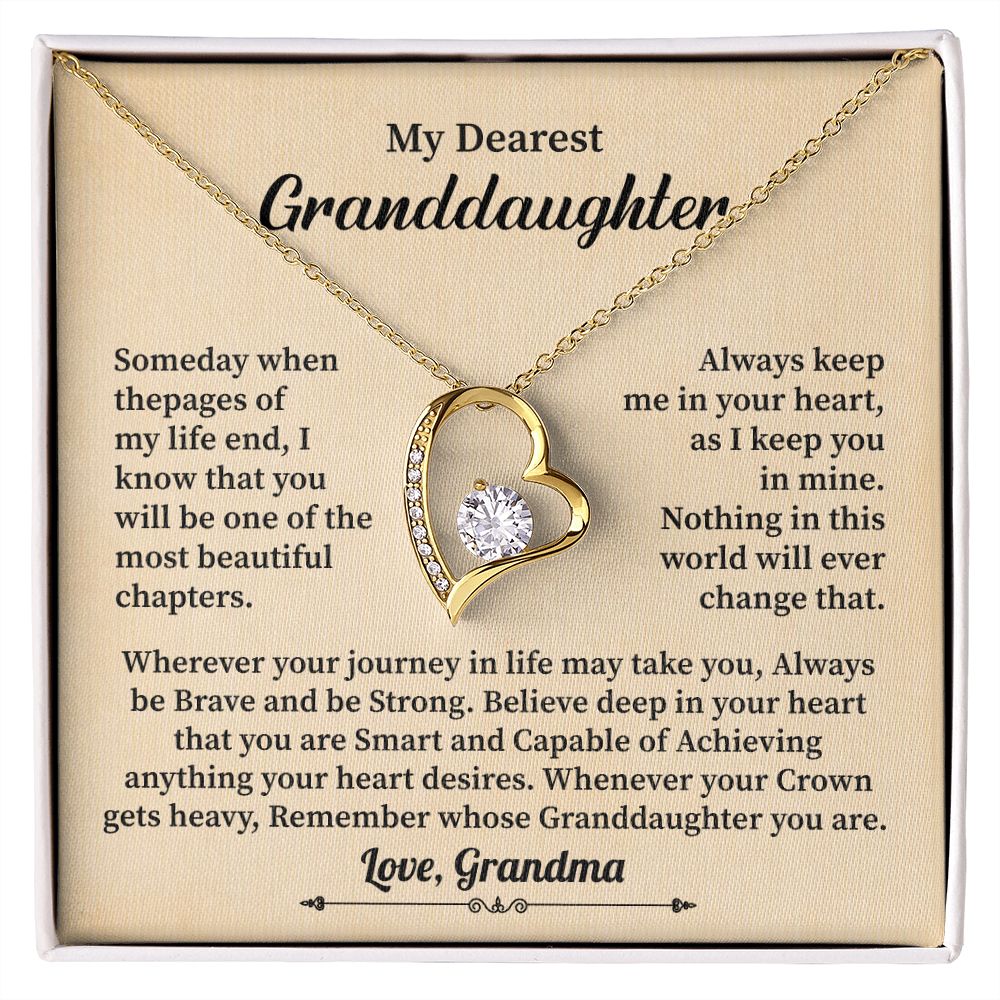 My Dearest Granddaughter I keep You In Mine Love, Grandma