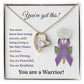 Pancreatic Cancer- Purple Ribbon Awareness