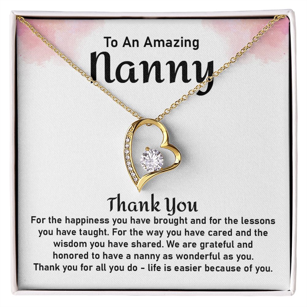 To An Amazing Nanny Thank You For All You Do-Life Is Easier Because Of You