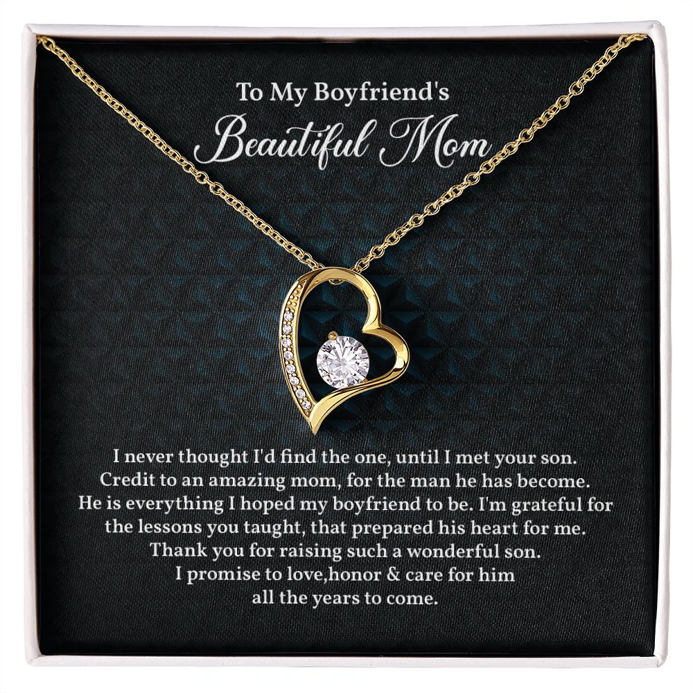 To My Boyfriend's Beautiful Mom I Never Thought I'd The One, Until I Met Your Son