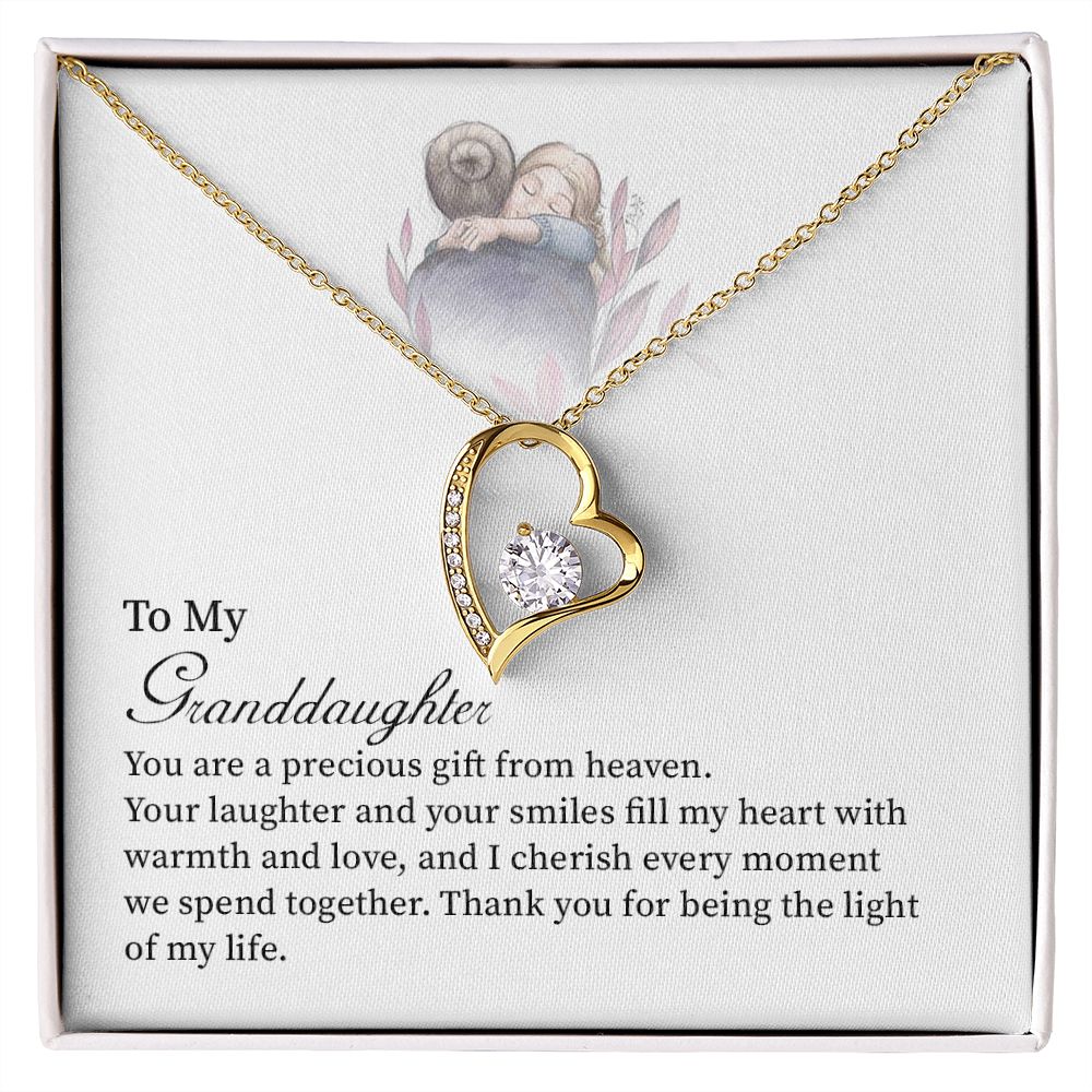 To My Granddaughter Thank You For Being The Light Of My Life