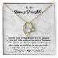 Bonus Daughter Necklace Gift – Family Isn't Always Blood Gift from Stepmom or Stepfather