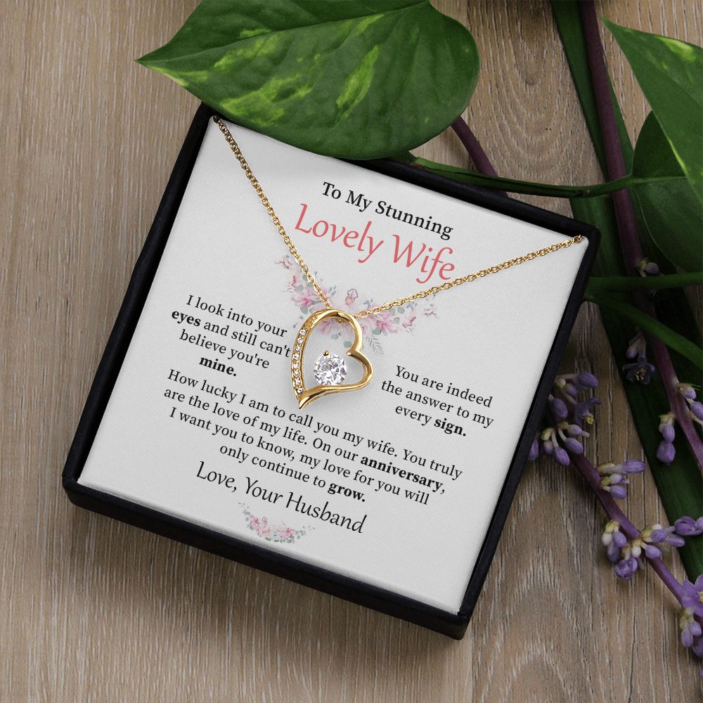 To my stunning lovely wife