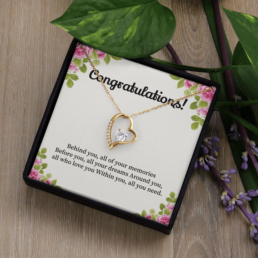 Congratulations Behind You, All Of Your Memories Before You