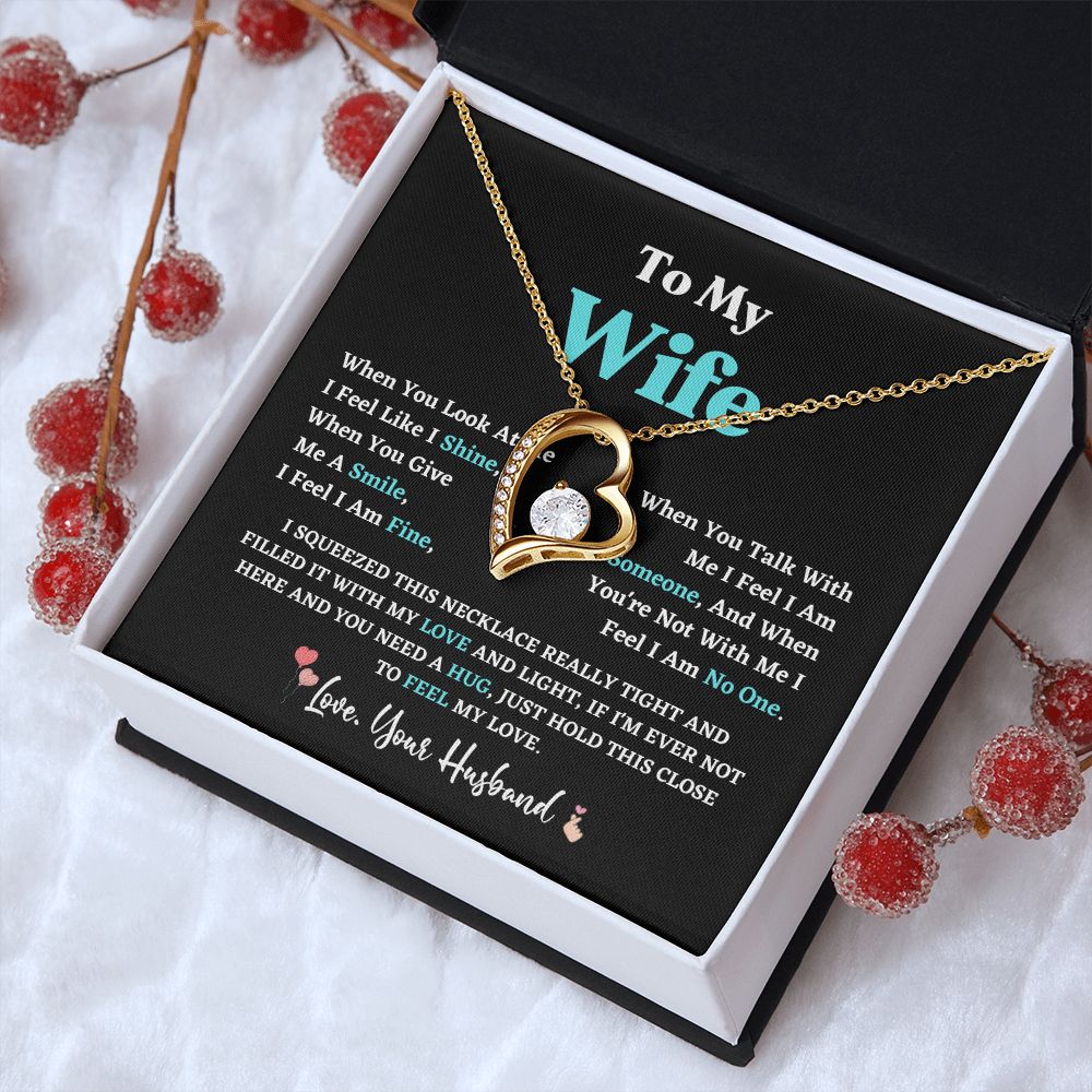 To My Wife Necklace From Husband