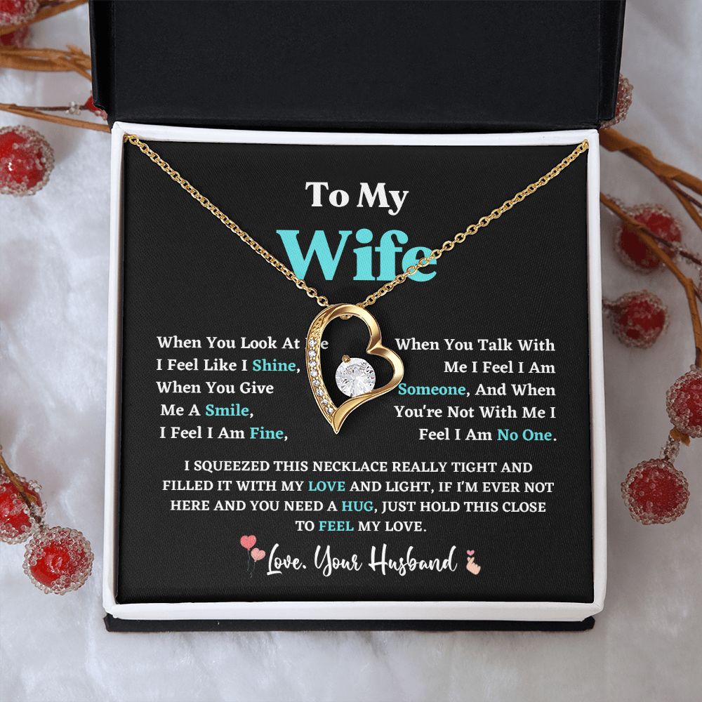 To My Wife Necklace From Husband