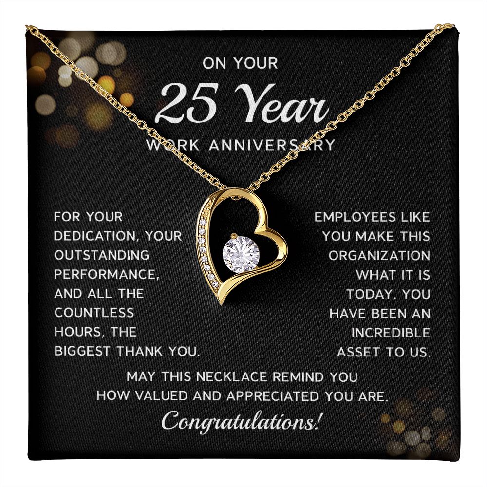 On Your 25th Work Anniversary, Congratulations!