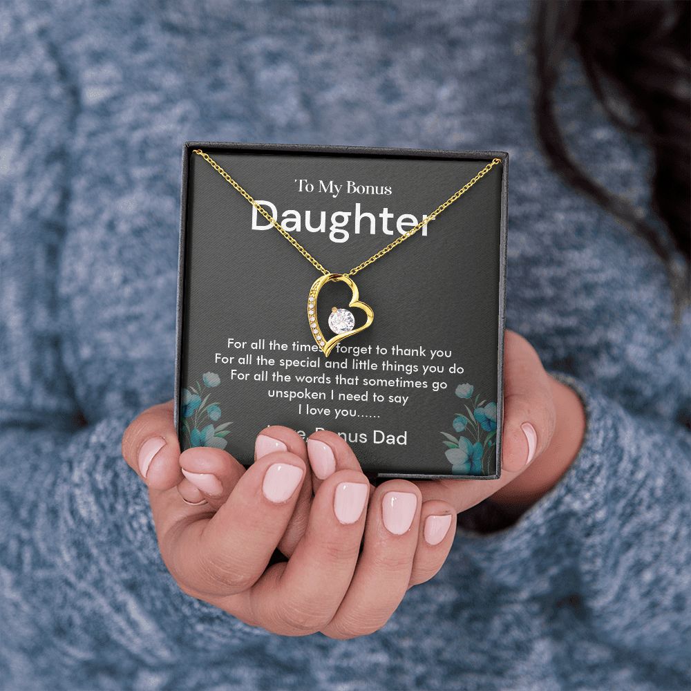 To My Bonus Daughter I Need to Say I Love You, Bonus Dad