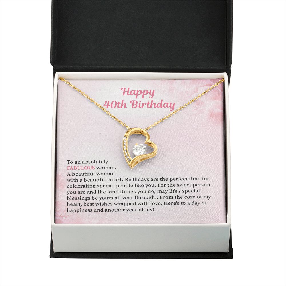 Happy 40th Birthday Here's To A Day Of Happiness And Another Year Of Joy