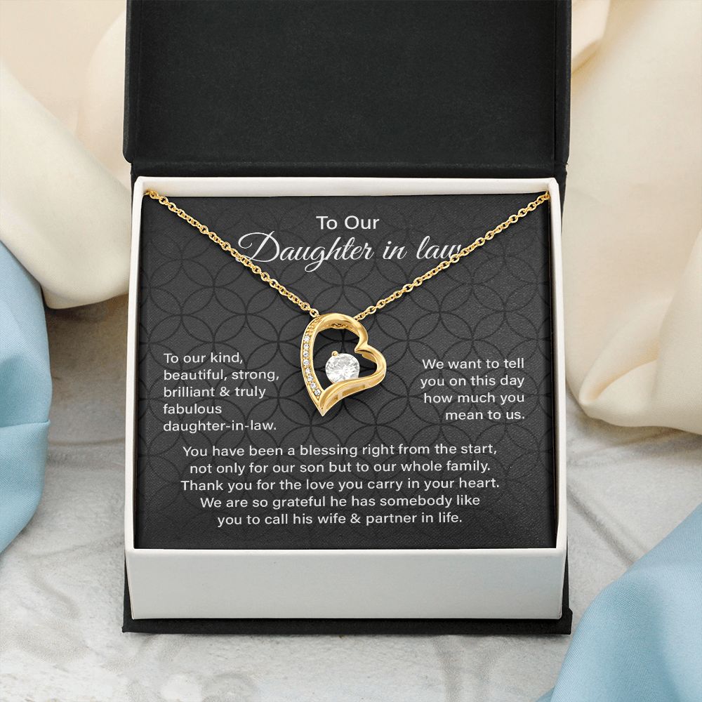 To Our Daughter In law We Are So Grateful He Has Somebody Like