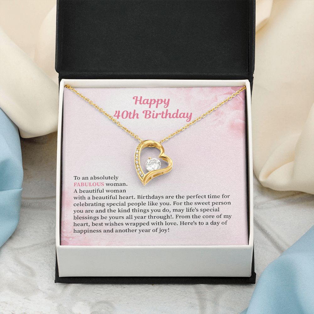 Happy 40th Birthday Here's To A Day Of Happiness And Another Year Of Joy