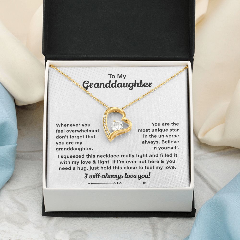 To My Granddaughter Your Are The Most Unique Star in The Universe Always
