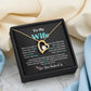 To My Wife Necklace From Husband