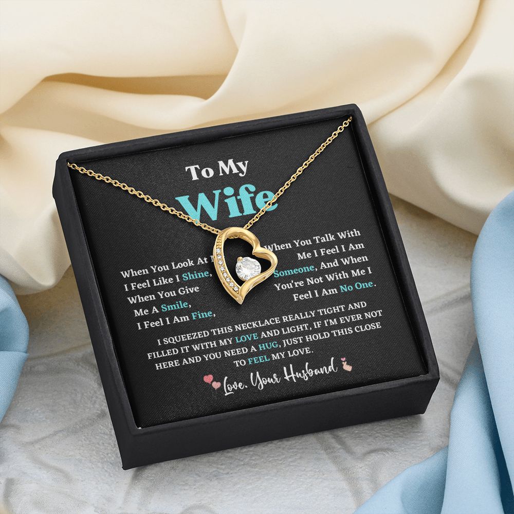 To My Wife Necklace From Husband