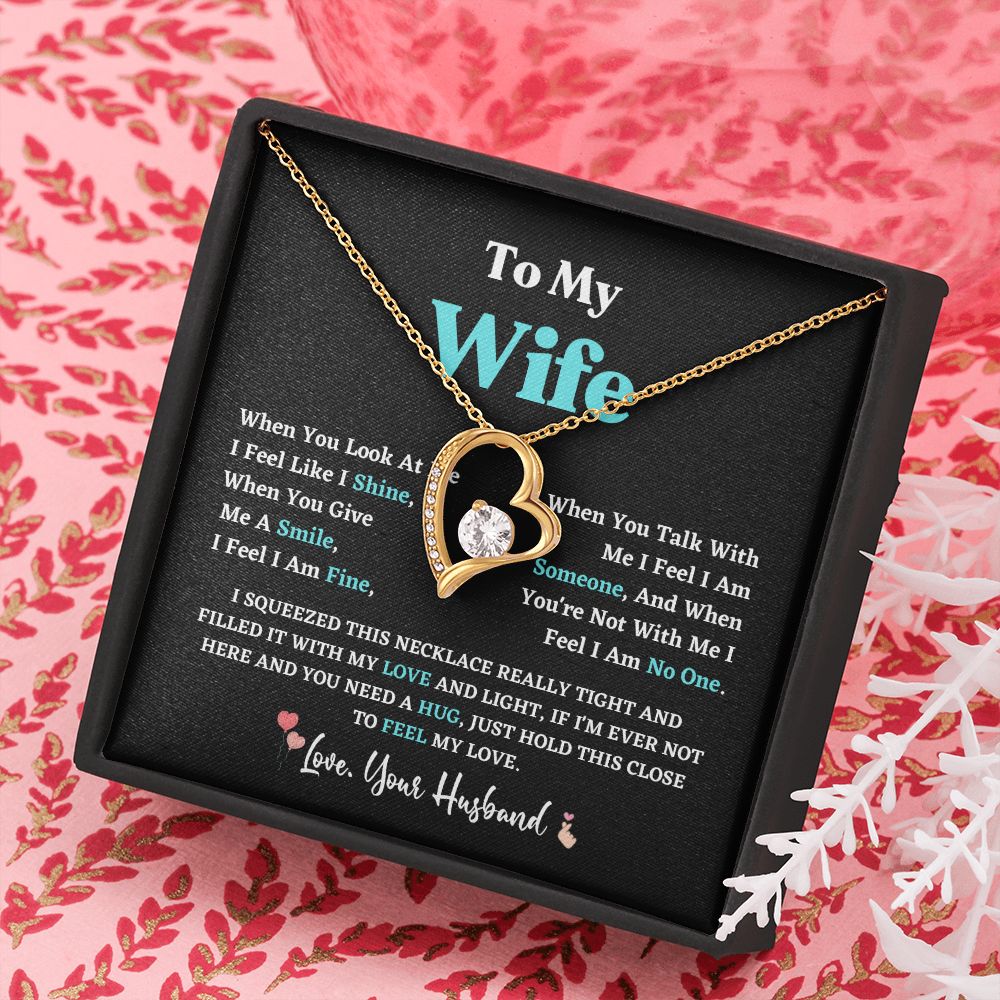 To My Wife Necklace From Husband