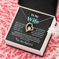 To My Wife Necklace From Husband