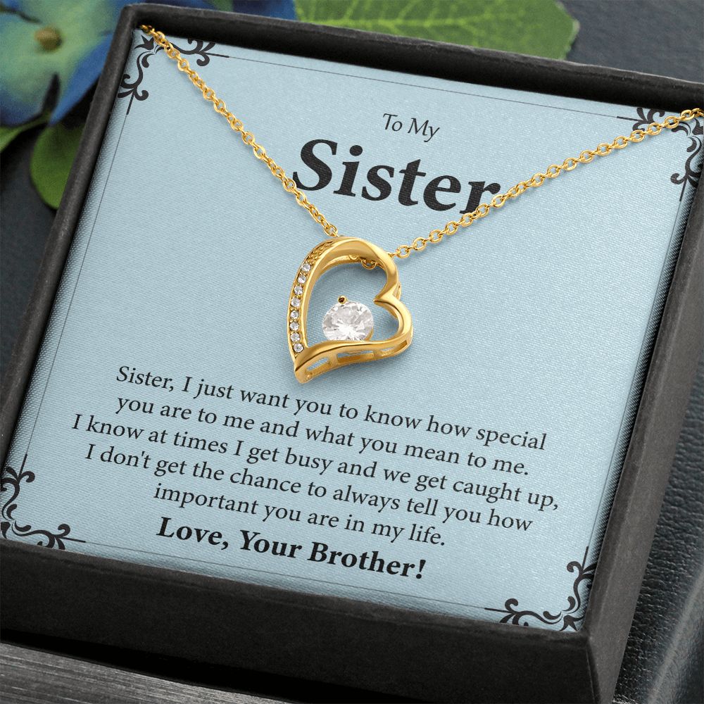 To My Sister I Just Want You To Know How special You Are To Me And What You Mean To Me