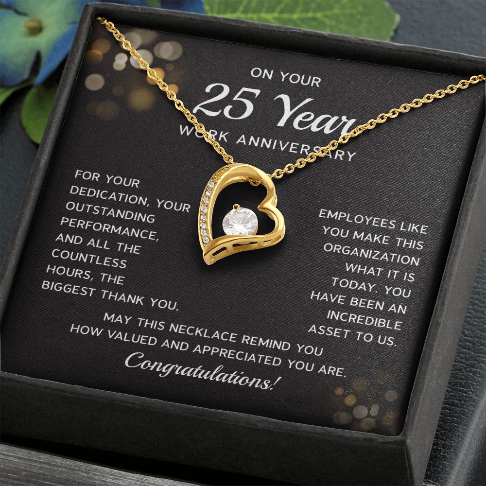 On Your 25th Work Anniversary, Congratulations!