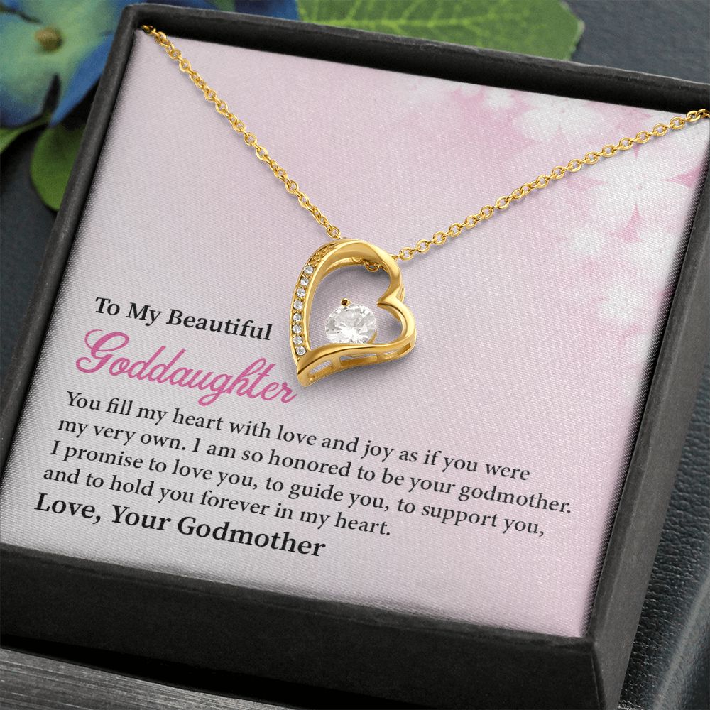 To My Beautiful Goddaughter Forever In My Heart Love, Your Godmother
