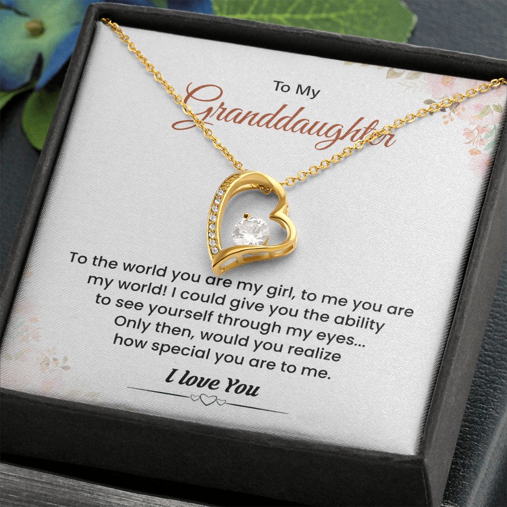 To My granddaughter Would You Realize How Special You Are To Me, I Love You