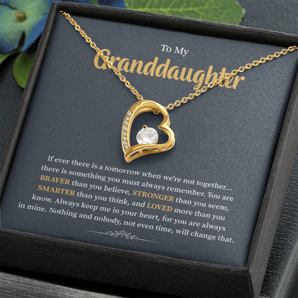 To My Granddaughter Always Keep In your Heart For You Are Always In Mine