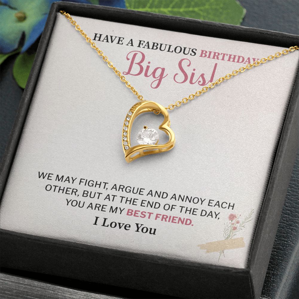 Have a Fabulous Birthday, Best Birthday Pendent Gift for Big Sis