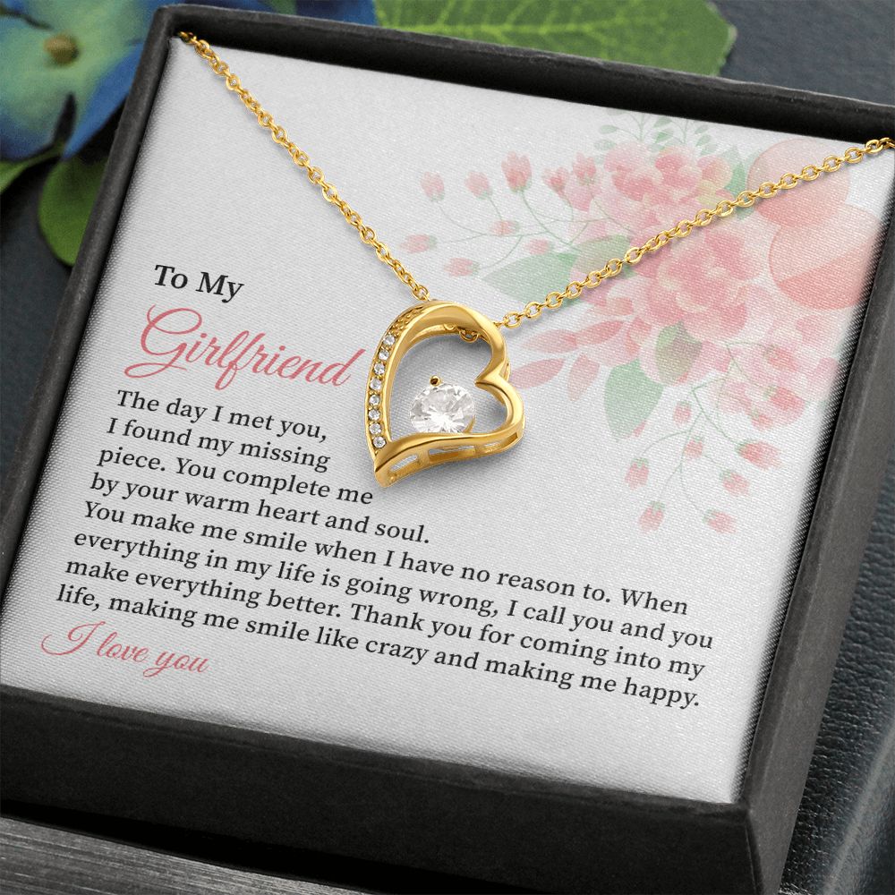To My Girlfriend Making Me Smile Like Crazy And Making Me Happy, I Love you