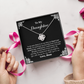 To My Daughter Necklace Gift from Mom – Eternal Love and Beauty Jewelry