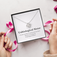 Unbiological Sister Necklace Gift – Friendship Jewelry with Message Card