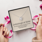 Unbiological Sister Necklace Gift – Not Sisters by Blood but by Heart Jewelry
