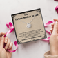Future Mother-in-Law Necklace Gift from Bride with Heartfelt Message Card