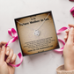 Future Mother-in-Law Necklace Gift from Bride with Vintage Message Card