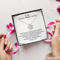 Future Mother-in-Law Necklace Gift from Bride with Heartfelt Message Card