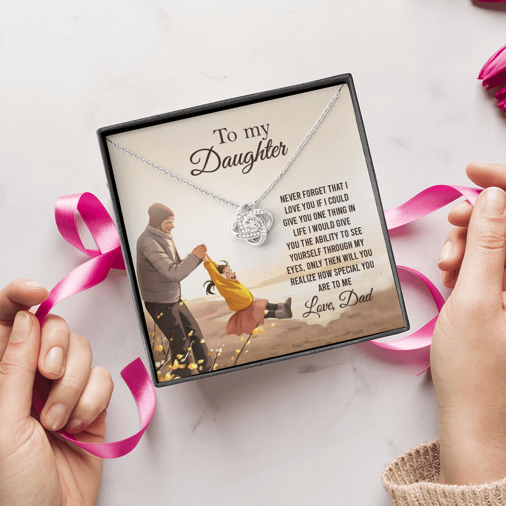 Daughter Necklace Gift from Dad – Love You Forever Jewelry