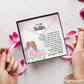 Sister Necklace Gift with Heartfelt Message Card