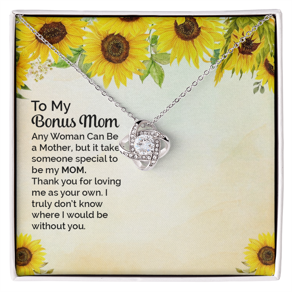 Bonus Mom Necklace – Gift for Stepmom from Daughter or Son