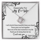 Ex-Wife Necklace Gift – I Will Miss You Message Card