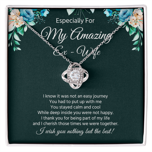Memories Forever Pendant: Exquisite Diamond Necklace Gift for Your Beloved Ex-Wife