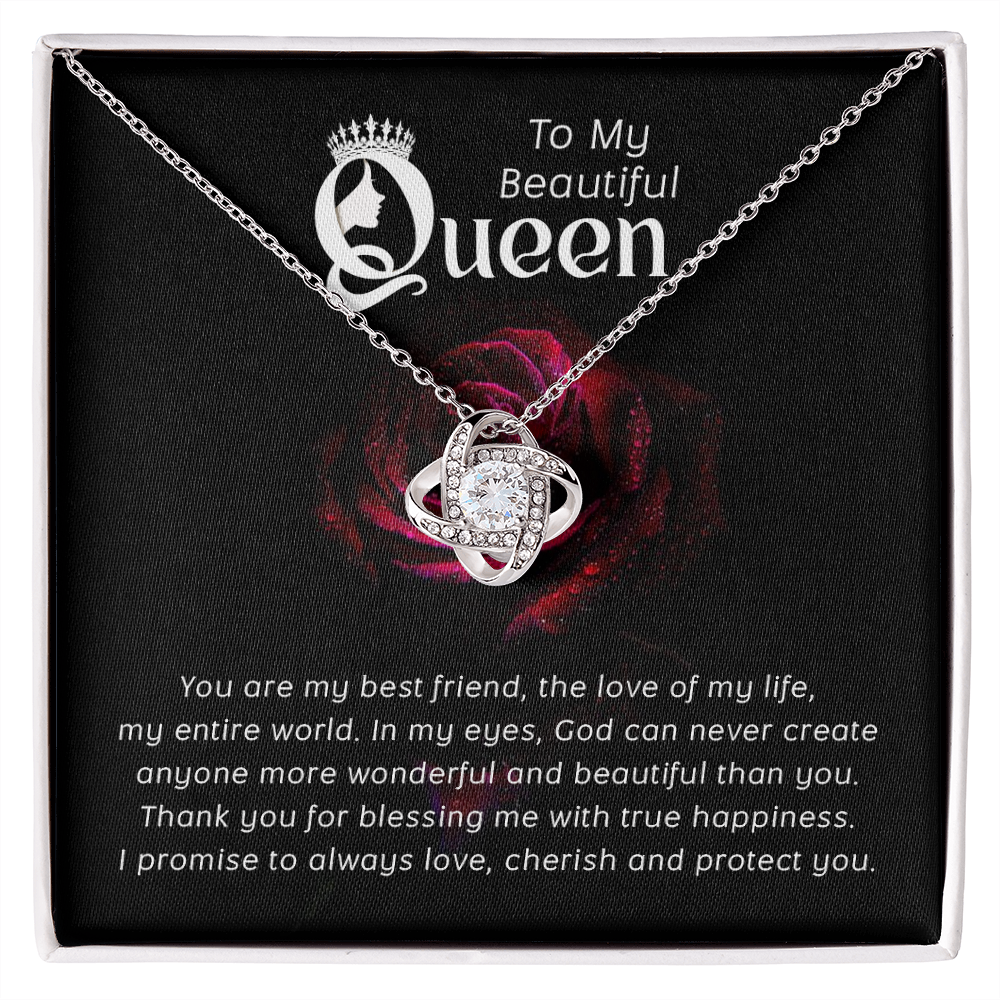 To My Queen Necklace Gift from Husband