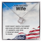 To My Air Force Wife Necklace – Patriotic Gift