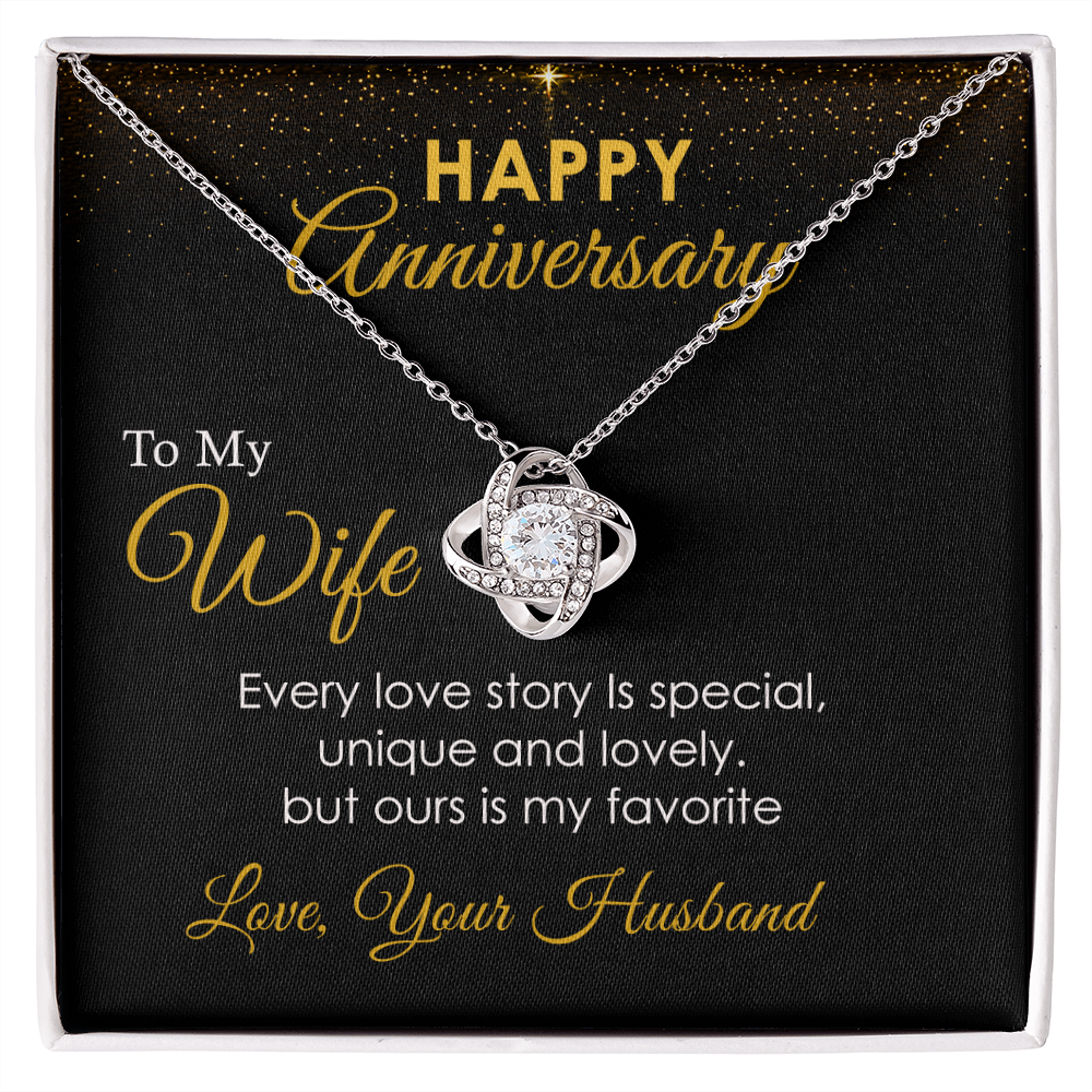 Anniversary Gift for Wife from Husband With Message Card