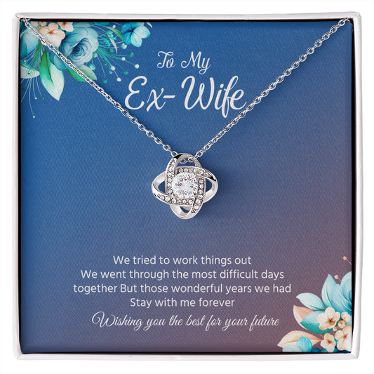 My Ex-Wife: Love Knot Necklace - A Reminder of Shared History and Unbreakable Bonds