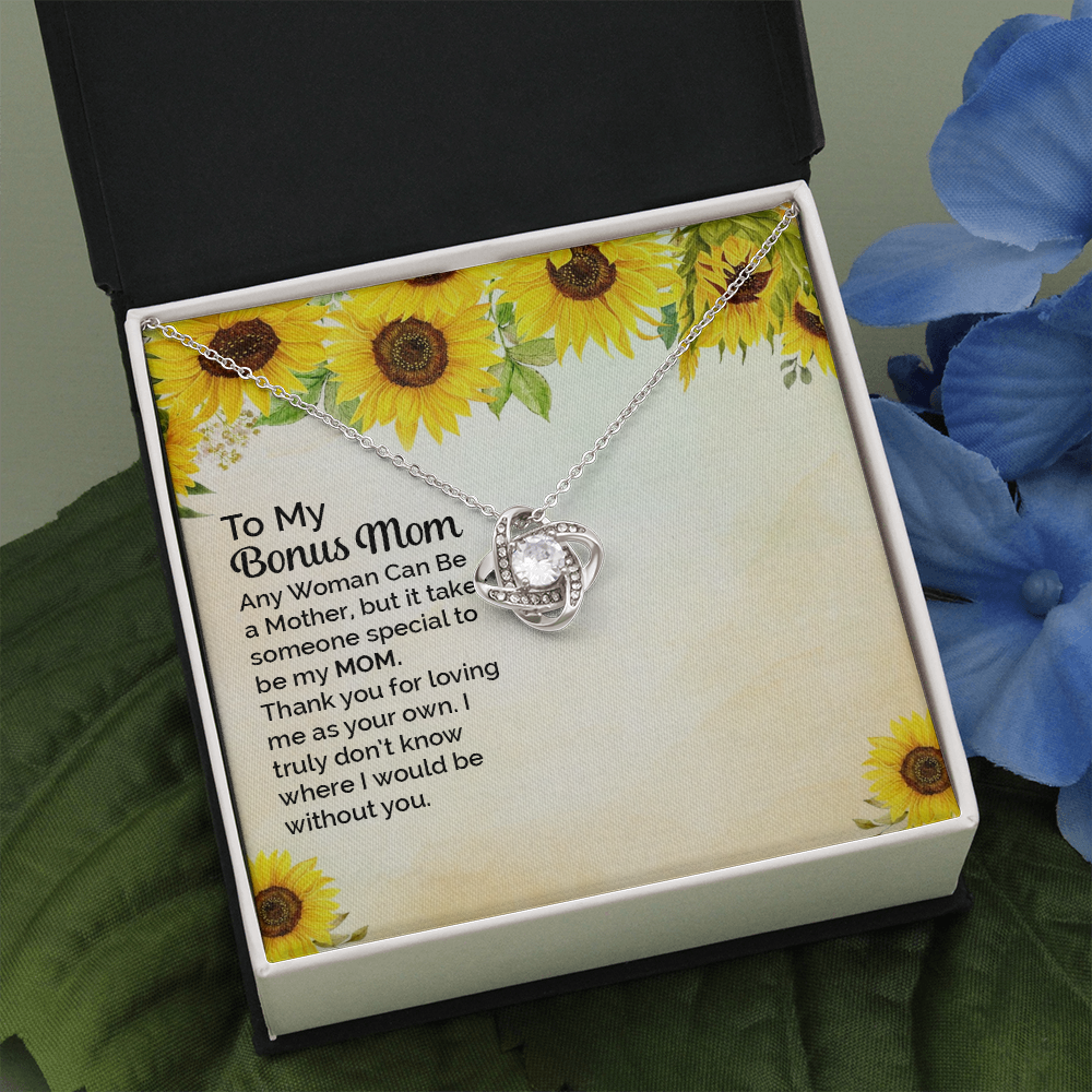 Bonus Mom Necklace – Gift for Stepmom from Daughter or Son
