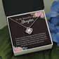 To My Beautiful Daughter Necklace Gift – Strength, Confidence, Adventure Jewelry