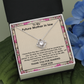 Future Mother-in-Law Necklace Gift from Bride with Heartfelt Message Card